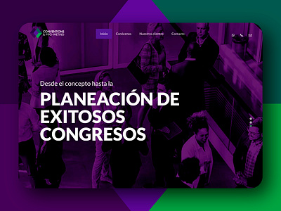 Web design | Conventions & Pro-Meting design landing landing page landing page design mobile mobile design web web design webdesign website website design