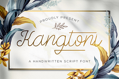 Kangtoni - Monoline Script Font calligraphy elegant handlettered handlettering handwritten handwritting luxury modern monoline multilingual script signature stylish thin typography