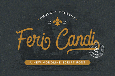 Feri Candi - Monoline Script Font bold calligraphy elegant handlettered handlettering handwritten handwritting luxury modern monoline multilingual script signature stylish typography