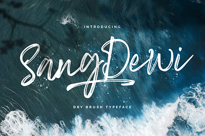 Sang Dewi - Handbrush Script Font bold brush calligraphy handbrush handdrawn handlettered handlettering handwritting logotype luxury multilingual script stylish textured typography