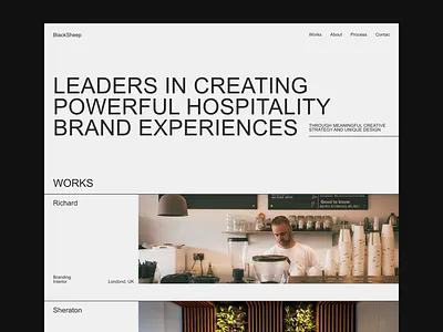 Interior deisign clean design hospitality interior interior design landing landing page minimal real estate studio ui web webpage