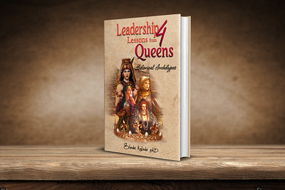 Book Cover desgin 4 queens book cover book cover art business card design leadership typography