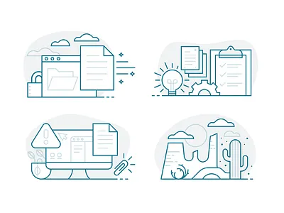 Empty State Illustrations app empty state icons illustration ui