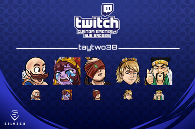 LoL emotes emotes subbadges twitch twitchemote twitchemotes