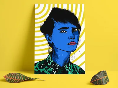 Portrait Illustration 2d character colors design drawing flat graphic design illustration illustrator people photoshop portrait portrait art vector wacom