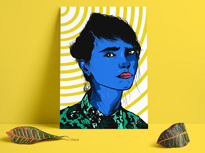 Portrait Illustration 2d character colors design drawing flat graphic design illustration illustrator people photoshop portrait portrait art vector wacom