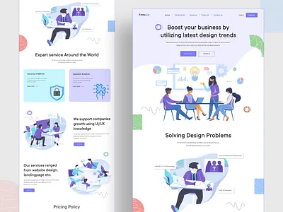 Design Startup Website Concept agency business business website clean color scheme design design startup digital digital marketing homepage landing page minimal products startup startup landing page startup website trendy ui user interface ux