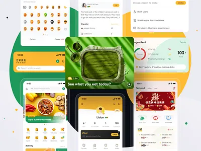 Gourmet project collection branding design gourmet mobile ui ui vector 品牌 图标 应用 设计