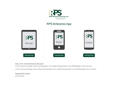 RPS Enterprise App