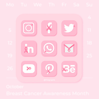 Breast Cancer animation branding design illustration minimal mockup mockups