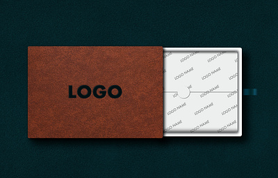 Open Box Logo Mock Up box mockup brand identity branding free logo mockup free mockup graphic design illstration open box mockup packaging design
