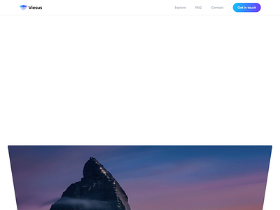 Viesus landing page after effect ai animation branding branding design digital interface landingpage responsive reversed reverseddigital web website