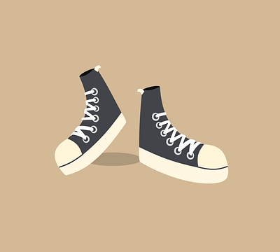 High top clean clean ui converse flat illustration flat ui flatdesign illustraion minimal shoe design shoes shoes design ui ui design ui illustration