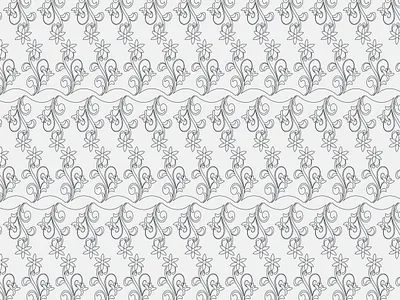 Interlocking line flower pattern fabric pattern flower line merchandise onterlocking orange outline pattern printing repeatable seamless pattern trending