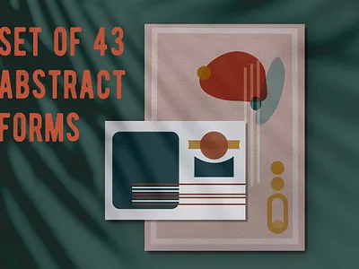 Abstract Geometric Shapes Set abstract abstract art abstract design abstract logo abstract shape abstraction art color colorful design elements file graphic elements illustration png print shape shapes vector website