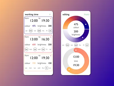 #DailyUI 007 - Settings app daily 100 challenge daily ui dailyui ui