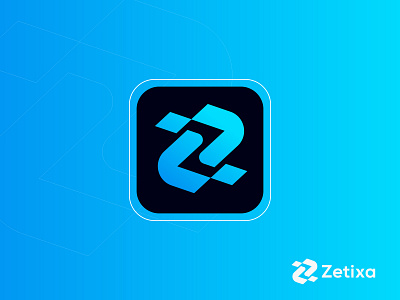 Zetixa tech logo abstract brand identity branding design ecommerce letter logo logo agency logo design logo designer logo mark minimalist logo morden professional logo simple identity design startup logo technology