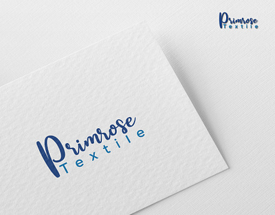 Primrose Textilesmockup brand identity branding business logo company brand logo design flat illustration logo logo design minimal