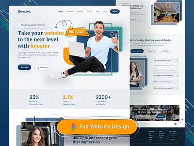 Business Booster Website Design agency booster business business booster company corporate creative landing page landing page design modern professional syful sylgraph web web design web ui web ui ux website website design website ui