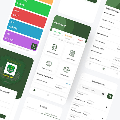 Babinsa Report App app design ui ui ux ui design uidesign uiux ux uxdesign