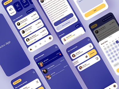 Glow App 2020 trends app app design app designer application branding clean design minimal mobile app ui ui elements uidesign ux