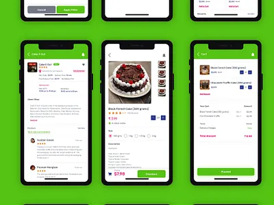 IndiaCart Customer app UI android app branding design ios ios app ios14 ui uidesign uiux ux uxdesign uxui