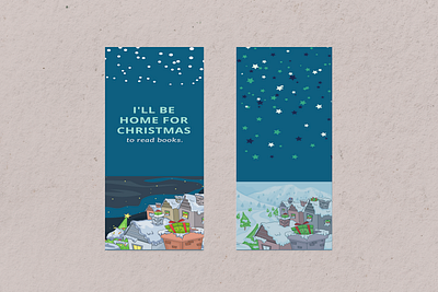 Charismas Book Mark design illustration