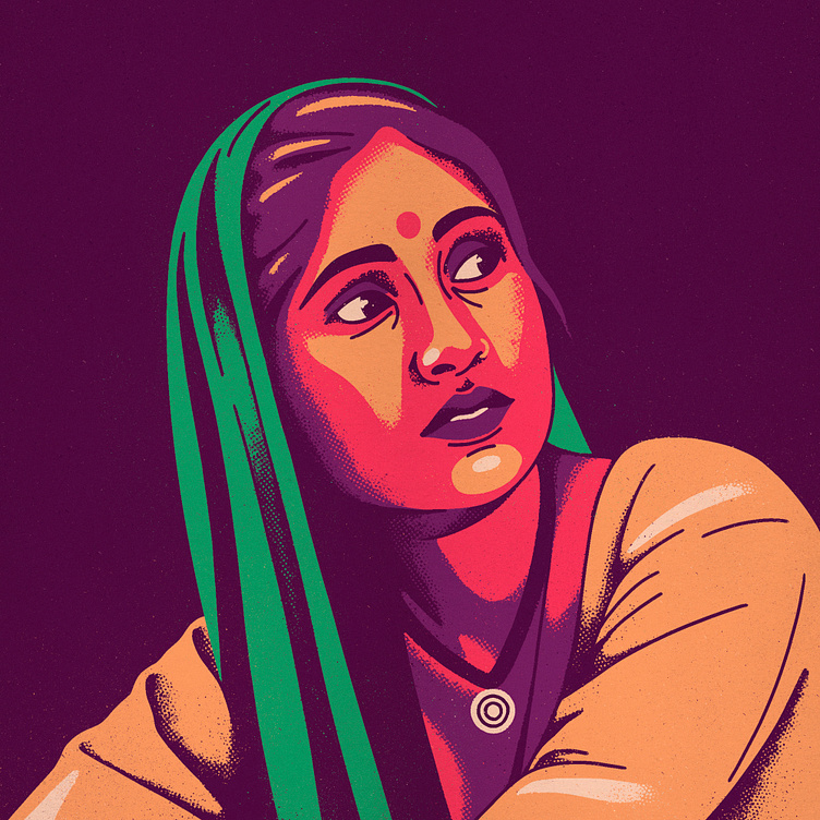 india-my-love-by-kristina-ooo-on-dribbble