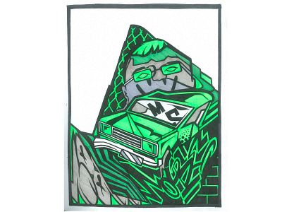 Abstact drawing abstract characterdesign drawing graffiti illustration markers sketch