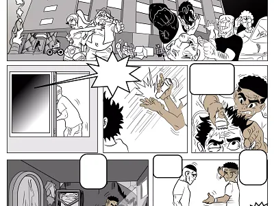 Capilar! (Natural Born Cutter) design identitydesign illustration illustrator mangaart mangastudio