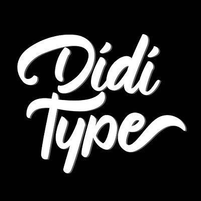 Diditype Lettering Logo animation design flatdesign illustration lettering lettering art lettering logo logo modern typedesign typography vector