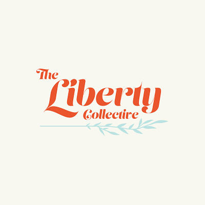 The Liberty Collective Logo Design branding design drawing graphic design illustration logo logo design minimal typography vector