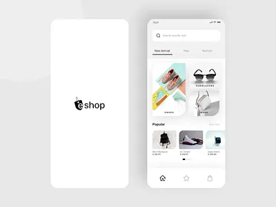 E- Shop _eCommerce App Concept app branding design icon illustration logo ui