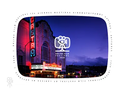 Online Film Festival Logo 2020 branding design logo