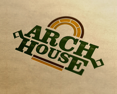 ARCH House brand brandidentity branding identity identitydesign logo logoinspirations logotype type typography