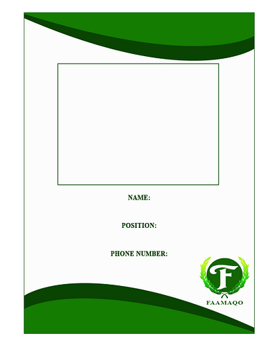 FAAMAQO 10 identity card design