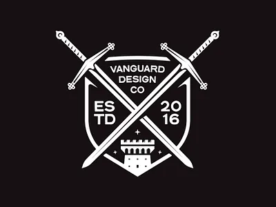 VDC Claymore Badge apparel badge badge design badge logo badgedesign brand design brand logo brand logo design castle freelance brand designer knights logo merch merch design merchdesign sword swords vanguard