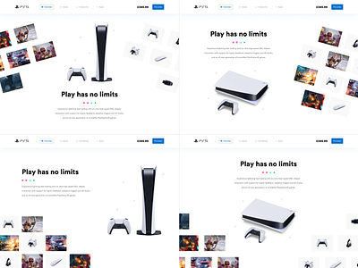 Playstation 5 Headers playstation playstation5 ps5 sony ui web