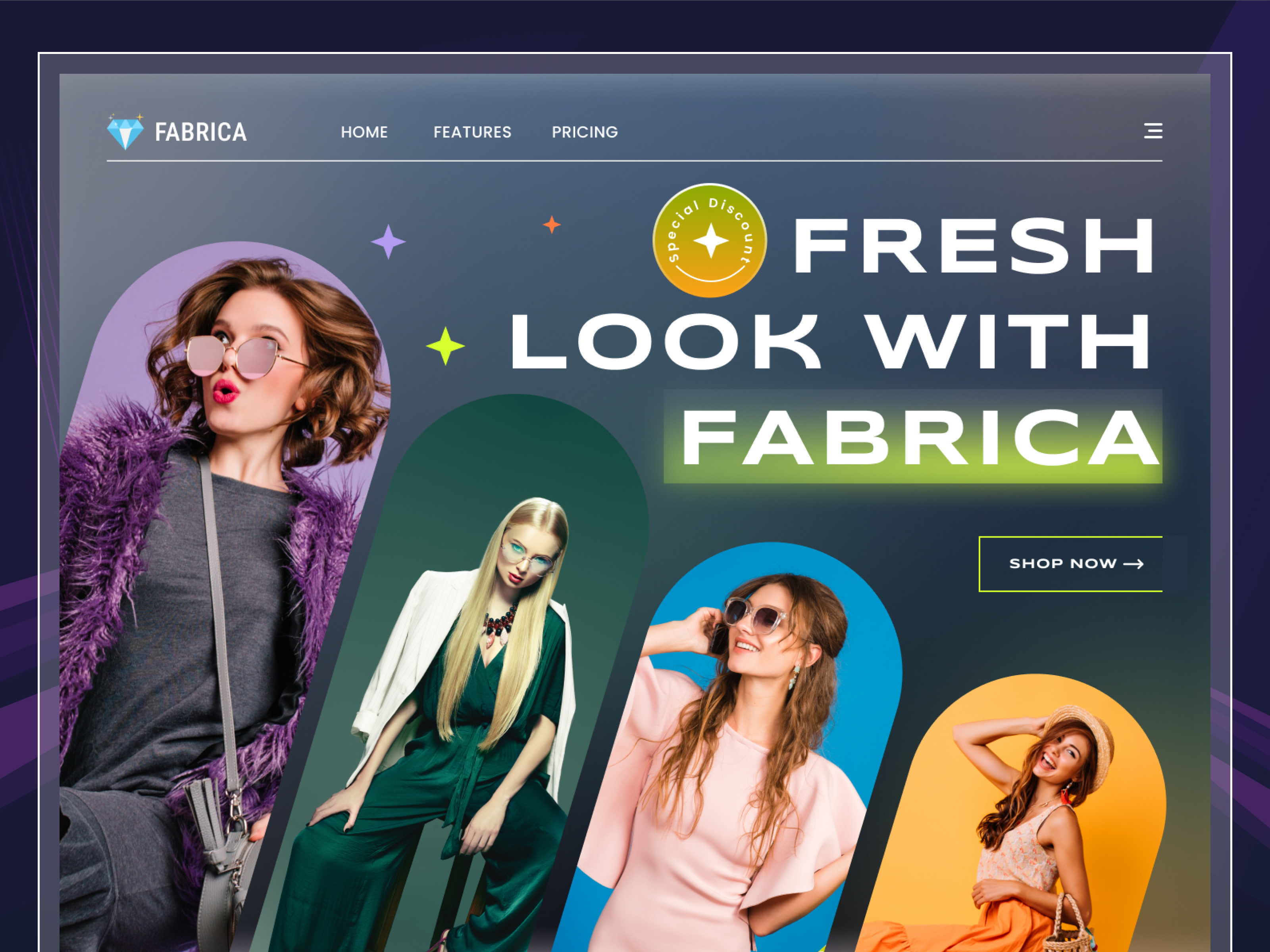 Fashion Website Landing Page