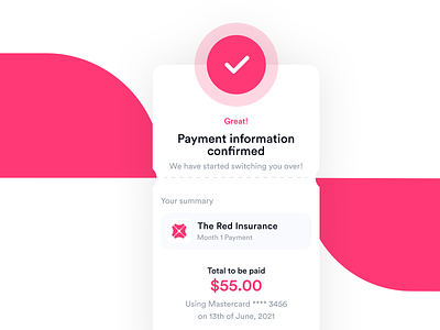 Jerry - Payment Confirmation app dashboard design interface modal ui ux web