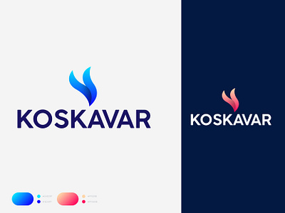 Koskavar Logo Branding branding business business card design design graphic design latter mark logo logo animation logo design logo design branding logo designer logo icon logo idea logo ideas logo identity logo inspiration logo mark logodesign logotype minimalist logo