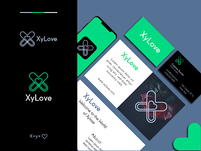 XyLove Modern Logo Design and Branding abstract logo app icon design brand identity branding branding design creative logo design flat logo modern logo xylove