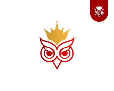 King Owl branding design icon illustration logo