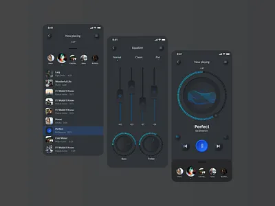 Music Player App music music app music app design music app ui music application music player neomorphic neomorphism skeuomorphism sound
