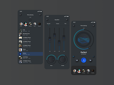 Music Player App music music app music app design music app ui music application music player neomorphic neomorphism skeuomorphism sound