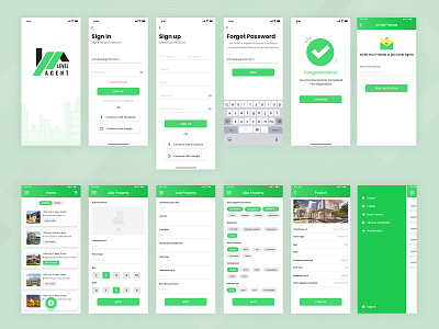 Real Estate Property App app design property realestate ui