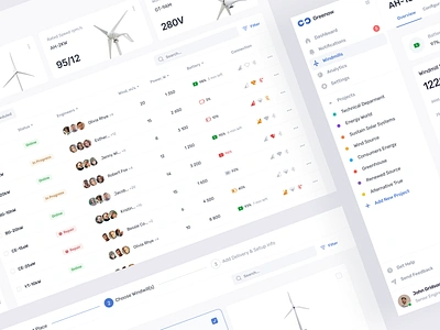 Greenow - Web App UI UX Web Design for Renewable Energy admin dashboard admin panel app interfaces best app design best web design creative dashboard dashboard dashboard ui modern dashboard modern web app real estate website top app development companies tracking dashboard ui ux design web app web application design web dashboard web design web ui webapp