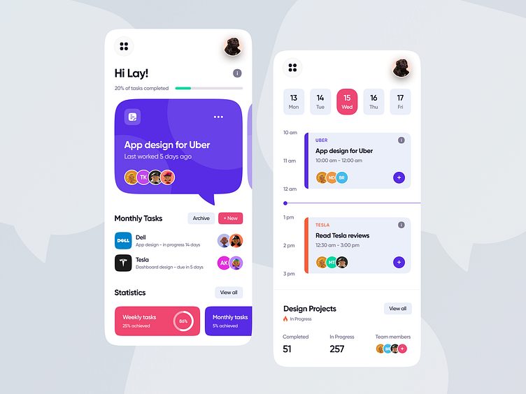 Project Manager by Lay on Dribbble