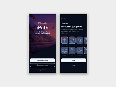 iPath app app design covid covid19 dribbble georgia information interface design mobile religion remote remote religion rituals stay home tbilisi ui ui design ux web webdesign