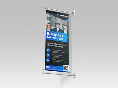 Business Services by ProEdge Banner banner branding design graphic design typography